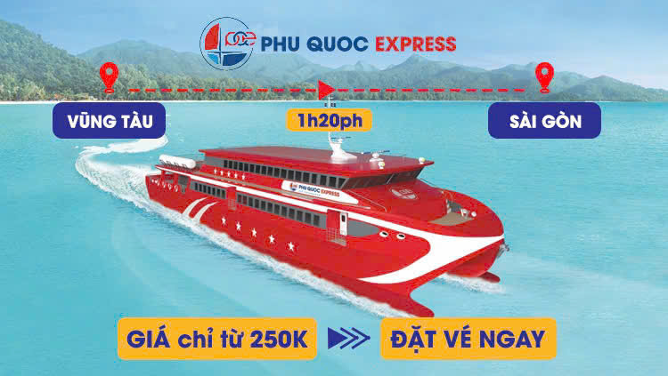 Tàu Phú Quốc Express Vũng Tàu - Sài Gòn